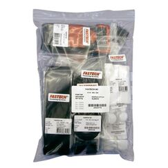 FASTECH 581-SET-BAG selbstklebendes Etikett Schwarz, Weiß