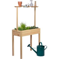 Dobar Florenz Draußen Tischübertopf Freistehend Pinienwald, Kunststoff Natürlich/Natur