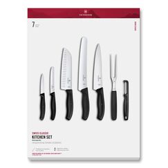 Victorinox Swiss Classic Messerset 7 teilig 7-teiligschwarz