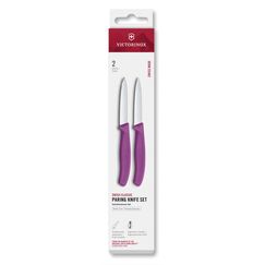 Victorinox Messer-Set Swiss Classic, 8 cm, Violett, 2 Stück