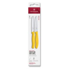 Victorinox Tafelmesser Swiss Classic, 11 cm, Gelb, 2 Stück