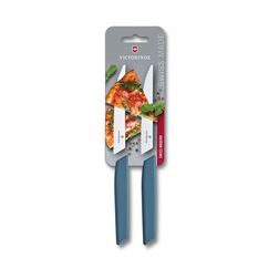 Victorinox Steakmesser-Set Swiss Modern 2 Stück, Blau