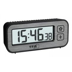 TFA-Dostmann 60.2039.10 Wecker Quarzwecker Schwarz, Grau