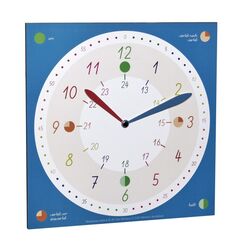 TFA-Dostmann Tick & Tack Quarzuhr Rund Blau, Weiß