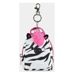 Squishmallows Tracey Schlüsselring Schwarz, Pink, Weiß, Farbe: Schwarz, Pink, Weiß