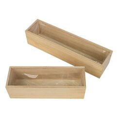 CHALET 601-83325.030 Blumenkübel Pflanzgefäß Freistehend Holz