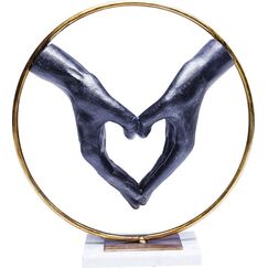 KARE 60843 Dekorative Statue & Figur Schwarz, Gold Kunststoff, Polyresin