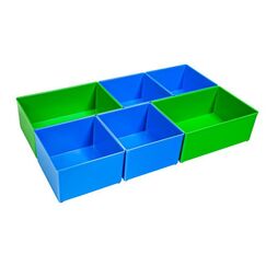 ProClick CD3 CT M 74 Werkzeugkasten-Set Kunststoff Blau, Grün