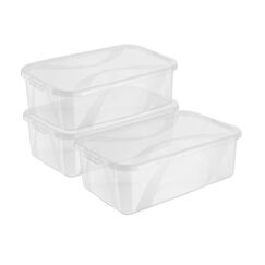 Rotho 6119400096WS Aufbewahrungsbox Rechteckig Kunststoff Transparent