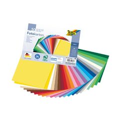 Folia, Fotokarton A4, 300 g/m², 50 Blatt, W Farbe: Weiss