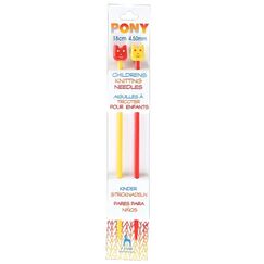 Pony 61660 Stricknadel Einzelspitzen-Stricknadel Gemischte Farben