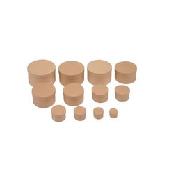 GLOREX 62023250 Aufbewahrungsbox Rund Karton Beige