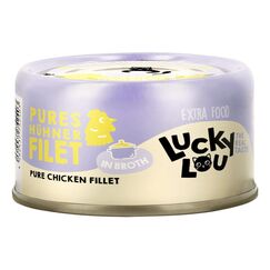 Lucky Lou Extrafood Hühnerfilet in Sud 70g Dose