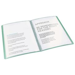 Esselte Portalistino Colour'Ice Buch für Präsentationsfläche 60 Taschen A4, Farbe: Grün