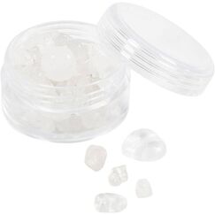 Creativ Company 632030 Perle Perlenmischung Quarz Weiß 63 Stück(e)