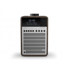 Revo SuperSignal Tragbar Silber, Walnuss, Farbe: Silber, Walnuss