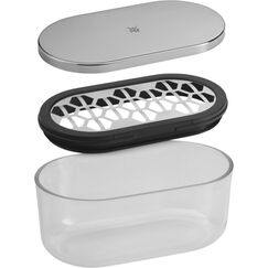 WMF Reiben/Hobel 0644476030 Box Reibe Silber, Transparent
