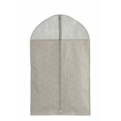 WENKO 64512100 Aufbewahrungsbeutel für Kleidung Graubraun