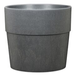 Scheurich Groove+ 266 Draußen Topfpflanzer Freistehend Kunststoff Karbon