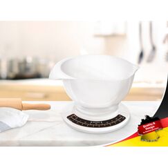 Soehnle Culina pro Weiß Arbeitsplatte Rund Mechanische Küchenwaage