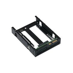 QNAP QDA-A2AR Speicherlaufwerksgehäuse HDD / SSD-Gehäuse Schwarz 2.5"
