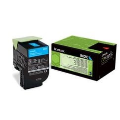Lexmark 802C Tonerkartusche 1 Stück(e) Original Cyan