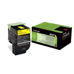 Lexmark 802Y Tonerkartusche 1 Stück(e) Original Gelb