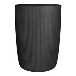 Scheurich Linetto 260 Draußen Topfpflanzer Freistehend Kunststoff Schwarz, Steinfarbe