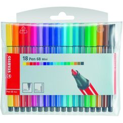 STABILO Pen 68 Mini Filzstift Mehrfarbig 12 Stück(e)