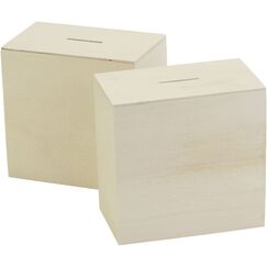 Creativ Company 669041 Spardose Weiß Holz 10 Stück(e)