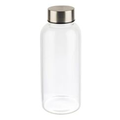 APS-Germany 66936 Trinkflasche Tägliche Nutzung 400 ml Edelstahl, Silikon, Glas, Polypropylen (PP) Transparent