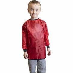 Creativ Company 671241 Malerkittel Kinder Schwarz, Rot Nylon