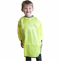 Creativ Company 671242 Malerkittel Kinder Schwarz, Limette Nylon