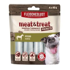 Fleischeslust 6784004 Hunde-Dosenfutter Pferd Universal 40 g