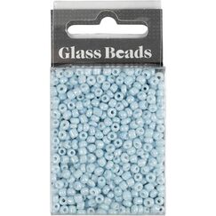Creativ Company 682921 Perle Glasperle Glas Hellblau