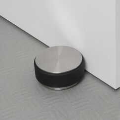 Blomus STOP Türstopper Schwarz, Edelstahl Gummi, Edelstahl