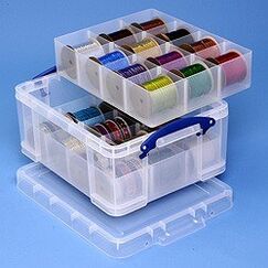 Really Useful Boxes 68505100 Kleinteil/Werkzeugkasten Kunststoff Transparent