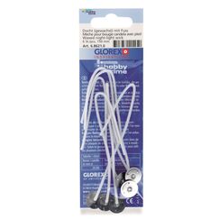 GLOREX 6 8621 0 Docht für die Kerzenherstellung Weiß 150 mm 6 Stück(e)