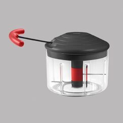 Moha Speedy Max Manueller Essenszerkleinerer Schwarz, Rot, Transparent
