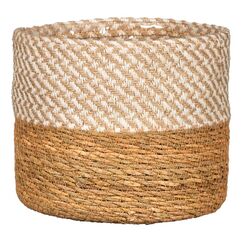 Scheurich Seagrass Drinnen Topfpflanzer Freistehend Kunststoff Beige, Natürlich/Natur