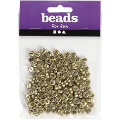 Creativ Company 699300 Perle Runde Perle Kunststoff Gold 200 Stück(e)