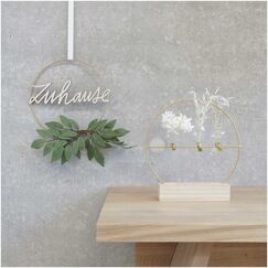 Rico Design Mini Clip-Vase Blüte oval 3,5x8cm