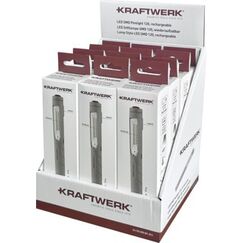 KRAFTWERK 703.000.001-D12 Taschenlampe Grau LED
