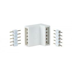 Paulmann MaxLED Edge-Connector 4er Pack, Weiss, inkl. 8 Stecker