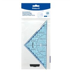 Pelikan Geodreick mit Tuschkante blau 25 cm