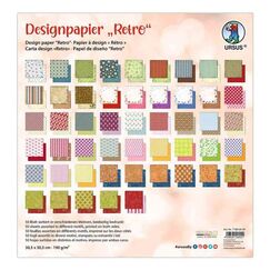 URSUS 71800099 Kunstdruckpapier Kunstpapier 50 Blätter