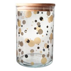 Wunderle Vorratsglas Dots natur