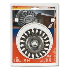 kwb 719730 Rund- & Rotorbürste Speichenrad 11,5 cm