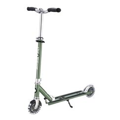 Globber Flow Element Lights Kinder Klassischer Roller Olive, Farbe: Olive