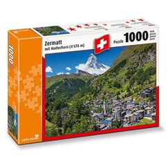 carta.media Zermatt mit Matterhorn Puzzlespiel 1000 Stück(e) Cartoons